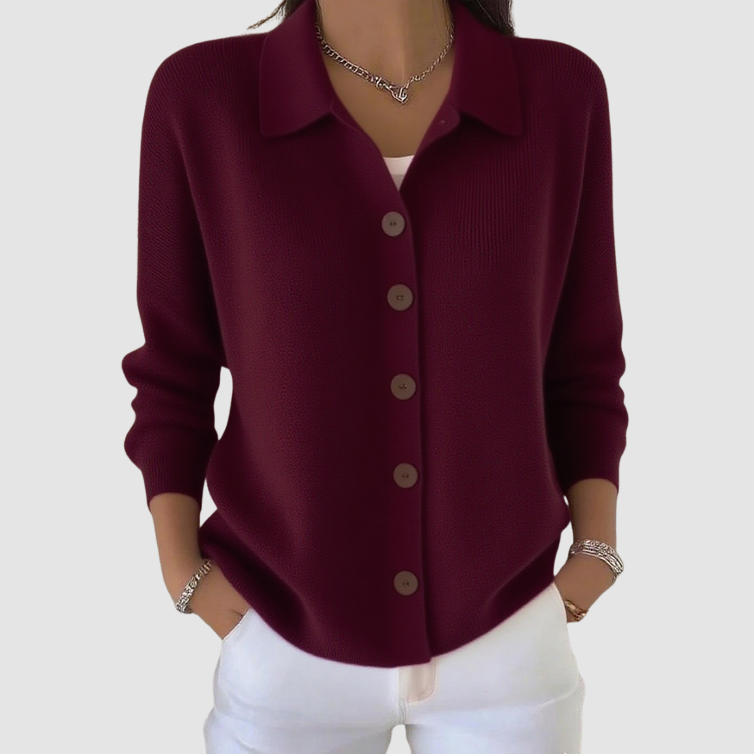 Kerensa | Button-Up Knit Cardigan — image 4