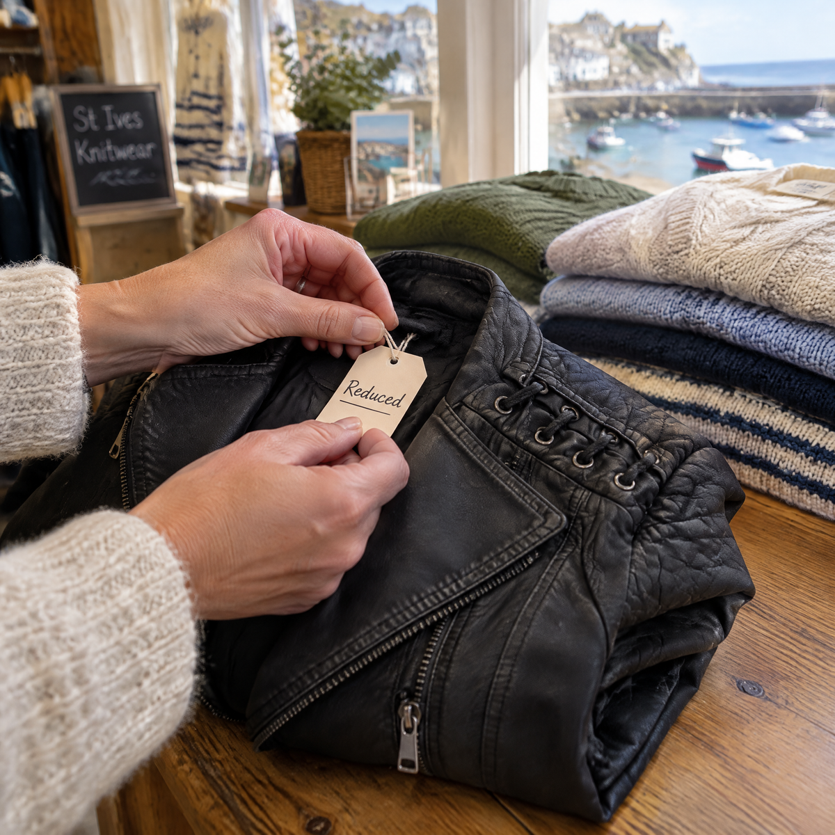 Tagging a reduced item to make room for new stock